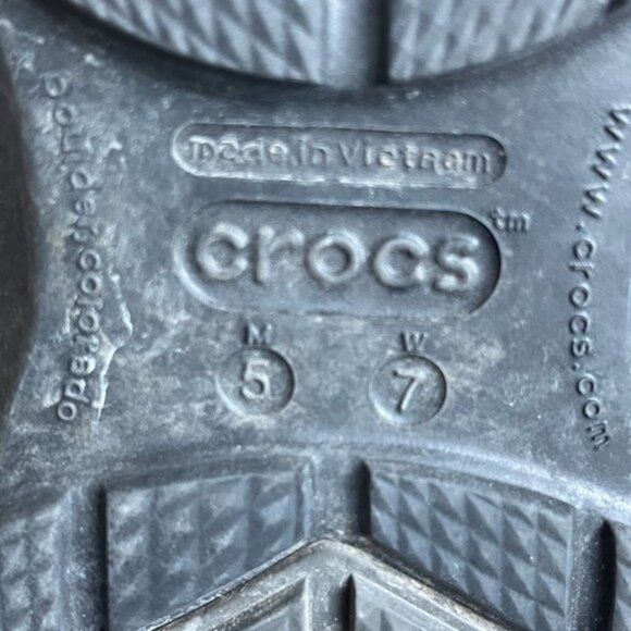 Crocs Suede Upper Lace Up Booties Womens Size 7 Mens Size 5 - Picture 3 of 6